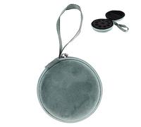 DEARMAMY Sac De Rangement Velours pour Huiles Essentielles Emplacements Étui Rond Souple Et Résistant pour Vaporisateurs Organisateur De Flacons Parfumés pour Voyage