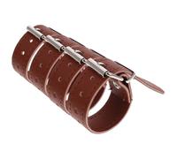 DEARMAMY Sangles de Panier de Vélo Réglables pour Garçon et Filles 2 Paires Boucles en Similicuir Fixation Stable pour Balades en Famille