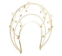 DEARMAMY Serrage-tête Coiffure Doré Taille Unique Alliage Léger Décoration De Cheveux Pour Femmes Fête Carnaval Costume