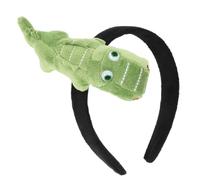 DEARMAMY Serre-tête Crocodile Vert Adorable Accessoire Coiffure Fille Cosplay et Déguisement Halloween Bandeau Stable et Résistant pour Fête et Photo Prop