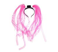 DEARMAMY Serre-tête Lumineux Clignotant avec Ruban de Couleur Aléatoire pour Halloween et Fêtes avec LED de Chaque Côté et Modes