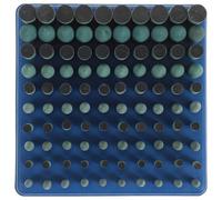 DEARMAMY Set de Embouts de Ponçage Caoutchouc Vert pour Outils Rotatifs Meule Abrasive Acier Inoxydable Accessoires Polyvalents pour Ponçage et Polissage Métal