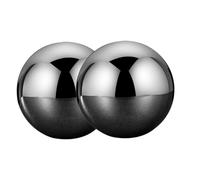 DEARMAMY Set de Glaçons Acier Inoxydable Sphère Pierre Réutilisable pour Refroidir Vin Whisky et Boissons Sans Dilution