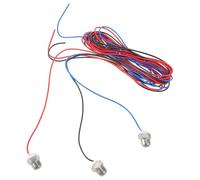 DEARMAMY Sonde de Niveau d'eau en Acier Inoxydable 304, Câble 2 M, Lot de 3 Capteurs Étanches pour Réservoirs et Gestion des Eaux Usées, Transmetteur Précis du Niveau Liquide Industriel