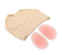 DEARMAMY sous-vêtements de Sabot Hip Enhancer Butt épaississer la Culotte Fesses Coussinet fessier Gel de silice Jaune