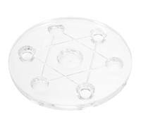 DEARMAMY Support Cristal Acrylique pour Boule Base Sept Étoiles pour Présentation Élégante Support pour Décoration et Cadeau