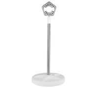 DEARMAMY support de sèche-cheveux Rester debout étagère petit diffuseur sèche-cheveux sechoir rack de séchoir à souffler cintre de sèche-linge support pour sèche-cheveux Acier inoxydable