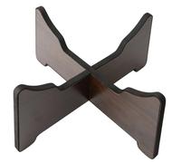 DEARMAMY Support pour Tambour à Languette Handpan Bois Stable avec Support Silicone pour Présentoir et Rangement