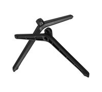 DEARMAMY Support TV en Plastique Noir, Facile à Installer et Résistant, Compatible Téléviseurs à Écran Plat de 32 à 58 Pouces, Lot de 2 Pièces pour Salon ou Bureau