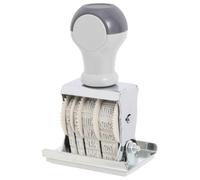 DEARMAMY Tampon Dateur à Rouleau Réglable 2022-2033, en Plastique et Métal, Impression Claire, Accessoire Bureau et École, Tampon Numéroté Multi-usages pour Documents et Albums de