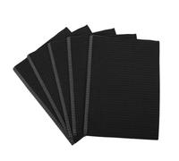 DEARMAMY Tapis de Manucure Jetable 125 Pièces Format Standard Absorbant pour Nail Art Professionnel Usage Salon Institut Bureau Noir