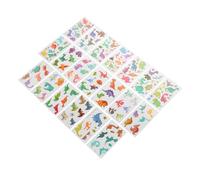 DEARMAMY Temporaires de Dinosaures Étanches pour Garçon et Filles 20 Feuilles Amusants et Créatifs pour Fêtes Plages et Événements Autocollants Décoratifs