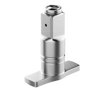 DEARMAMY Tête de Conversion pour Clé Électrique Embout hocs Acier Allié Noir 1 Pièce Axe Carré 1/2 vers Tige Hexagonale 1/4 Circlip sans Balais