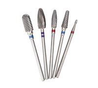 DEARMAMY Tête de Meulage Acier Tungstène pour Ponceuse Ongles Outil Fraise Perceuse pour Nail Art Petite Ronde pour Élimination Peau Morte et Remodelage Ongles
