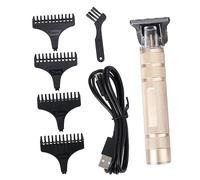 DEARMAMY Tondeuse à Cheveux Électrique Accessoires De Coiffure Simples Outil De Coupe Pour Maison Et Salon Dorée Sans Batterie Ni Huile Lubrifiante