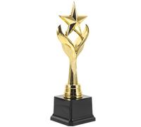 DEARMAMY Trophée Garçon et Filles en Plastique Étoile Base, Prix Fête des Garçon et Filles pour Danse, Chant et Sport