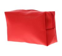 DEARMAMY Trousse de Maquillage Portefeuille Brillante Scintillante, Mini Format, en Cuir PU Rouge, Trousse de Toilette Portable pour Femmes, Rangement Cosmétique de Voyage