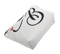 DEARMAMY Trousse De Maquillage Se Maquiller Voyage Sacs pour Femmes Petit De Toilette Cosmétique Pliable De Maquillage Pendant La Nuit Stockage Lin