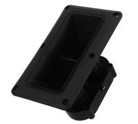 DEARMAMY Tweeters en Plastique Noir à Pavillon Piézoélectriques Doubles Haute Pression Sonore Puissante, Accessoires Audio pour Enseignement Appel D'oiseaux en Extérieur