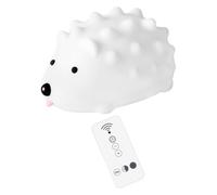 DEARMAMY Veilleuse Hérisson LED Intelligente Silicone Rechargeable USB Lampe de Chevet Décorative pour Chambre Lumière Apaisement et Veilleuse Allaitement