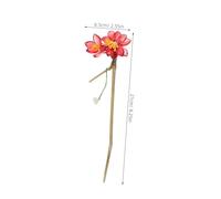DEARMAMY Vintage Hairpin With Flower Handmade Chinese Ancient Style Wooden Hair Stick For Womens Daily Use Weddings And Festivals