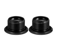 DEARMAMY Vis de Couvercle de Manivelle M20 en Alliage D’Aluminium Noir | Lot de 1 Paire, Trou Hexagonal Interne 10mm, Modèles M590 M596 M661 Slxxt
