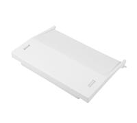 DEARMAMY Volet de Porte de Skimmer Piscine Blanc Moyen, Plaque de Recouvrement Compatible pour Écumeur Hors Sol et Enterrée, Remplacement Solide avec Éponge Intégrée pour Filtration
