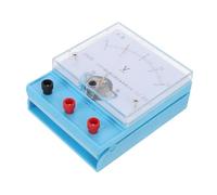 DEARMAMY Voltmètre Réglable, Voltmètre Ajustable en Plastique, 0-15v et 0-3v, Léger, Outil de Mesure, pour Étudiants, Expériences de Laboratoire de Physique