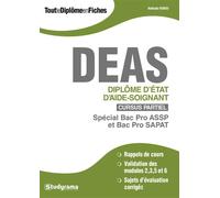 DEAS Diplôme d'état d'aide-soignant Spécial bac pro ASSP et bac pro SAPAT - Nathalie Renou - Studyrama Eds - broché - Scolaire / Universitaire