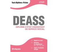 DEASS Diplôme d'état d'assistant de service social - CRISTELLE HENIN - Studyrama Eds - broché - Manuel