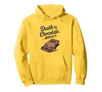 Death by Chocolate Worth It Funny Halloween Sweat à Capuche