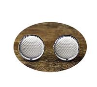 Death Devil Boutons de manchette faits à la main, boutons de manchette en forme de balle de golf, accessoires de golf, cadeau d'amour, métal non renseigné