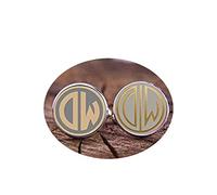Death Devil Boutons de manchette personnalisés, boutons de manchette personnalisés, boutons de manchette monogrammes, boutons de manchette avec initiale personnalisée, style du film des années 1920,