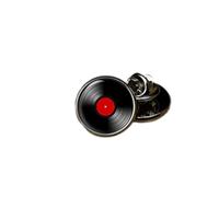 Death Devil Pin's à cravate pour disque vinyle, Métal