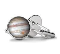 Death Devil Planet Jupiter Jewelry Boutons de manchette avec image d'art, Métal
