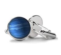Death Devil Planet Uranus Jewelry Boutons de manchette avec image artistique, Métal