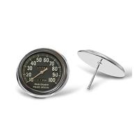 Death Devil Time Jewelry Bijou spécial en métal pour compteur de vitesse Motif moto police