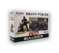 Death Fields : Bulldogs Lot de 24 figurines en plastique dur 28 mm Fabriqué aux États-Unis
