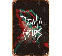 Death Grips | No love (1 from 3) Plaque en métal rétro vintage 30,5 x 20,3 cm Décoration murale