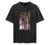 Death Human Leprosy Vintage Wash Men's Summer Casual Wash Tee Tops Size M