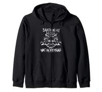 Death in my Metal Not in My Meals - Vegan Metalhead Sweat à Capuche