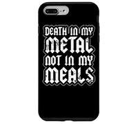 Death in My Metal Not My Meals Végétalien Death Metal Coque pour iPhone 7 Plus/8 Plus