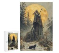 Death in The Moonlit Forest Puzzle 1000 Pièces Educa Jouet en Bois Cadeau Unique Décoration Intérieure Jeu Éducatif Challenge Toy Adultes Et Enfants À Partir De 14 Ans 1000 PCS