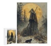 Death in The Moonlit Forest Puzzle 1000 Pièces Educa Jouet en Bois Cadeau Unique Décoration Intérieure Jeu Éducatif Challenge Toy Adultes Et Enfants À Partir De 14 Ans 500 PCS