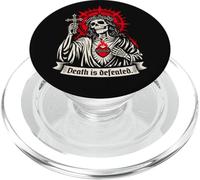 Death is Defeated Dark Christian Gothic Squelette Faith Goth PopSockets PopGrip pour MagSafe