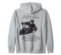 Death is Just a Change of Address - Christian Motorcycle Sweat à Capuche