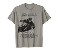 Death is Just a Change of Address - Christian Motorcycle T-Shirt