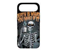 Death is What You Make of It Squelette Amusant pour Halloween Coque pour iPhone Air