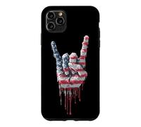 Death Metal Heavy Metal Music Drapeau américain Américain Drip Lover Coque pour iPhone 11 Pro Max