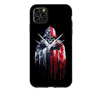 Death Metal Heavy Metal Music Drapeau américain Américain Drip Lover Coque pour iPhone 11 Pro Max